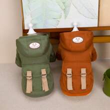 Manteau rembourré pour animaux de compagnie, vêtements à quatre pattes avec refroidissement à air 24h/24, vêtements épais pour l'automne/l'hiver, vêtements chauds pour chiens/chats, nouveau manteau matelassé épais, vêtements à quatre pattes épais populaires en Europe et en Amérique, vêtements pour animaux de compagnie, accessoires pour animaux de compagnie, vêtements pour chiens de style britannique, vêtements épais coupe-vent avec capuche