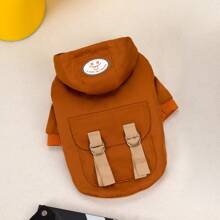 Manteau rembourré pour animaux de compagnie, vêtements à quatre pattes avec refroidissement à air 24h/24, vêtements épais pour l'automne/l'hiver, vêtements chauds pour chiens/chats, nouveau manteau matelassé épais, vêtements à quatre pattes épais populaires en Europe et en Amérique, vêtements pour animaux de compagnie, accessoires pour animaux de compagnie, vêtements pour chiens de style britannique, vêtements épais coupe-vent avec capuche