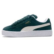 Puma Zapatillas deportivas de ante de corte bajo unisex talla XL, entrenadores casuales ligeros, 395205-21