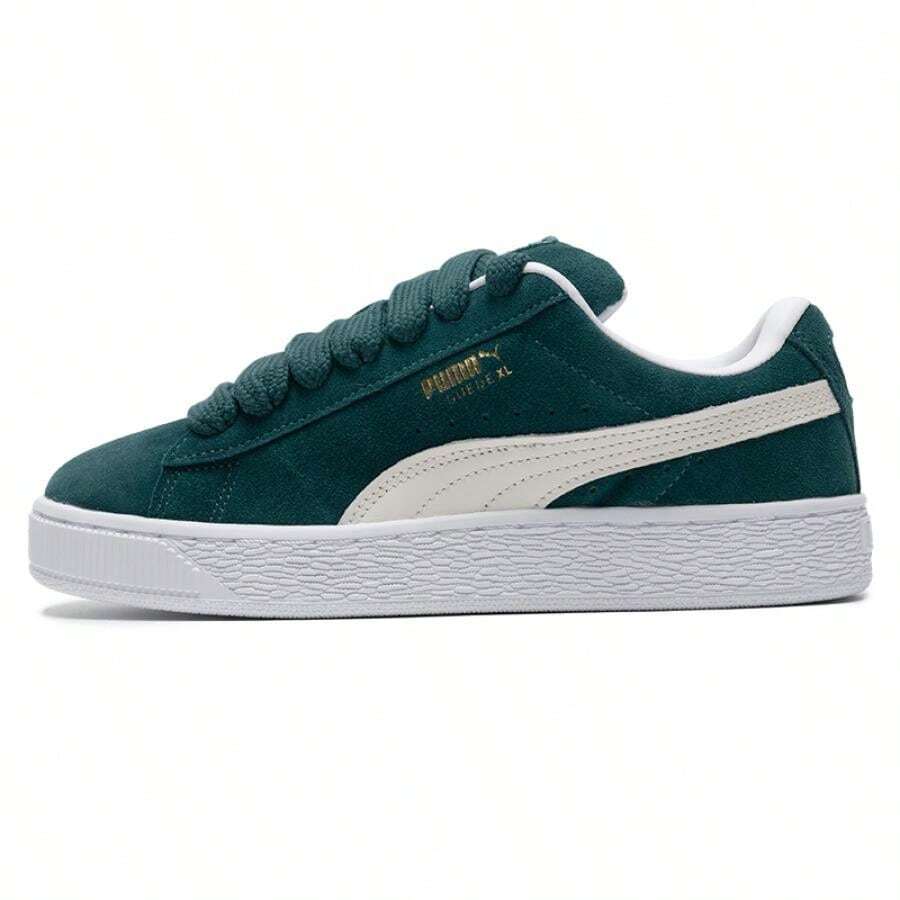 Puma Zapatillas deportivas de ante de corte bajo unisex talla XL, entrenadores casuales ligeros, 395205-21