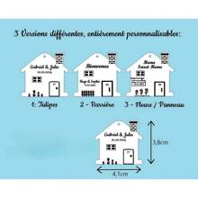 Valentine's Day Exquisite Gifts -1PC Our First Home Personalized Engraved Key Chain Congratulations New Owners Gift For Her For Him New Home Warming His & Hers Keyring Homeowner