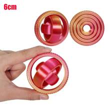 1 件 3.5-6 厘米全新 3D 打印旋转球玩具 O 形陀螺仪重力旋转缓解焦虑减压酷玩具树脂材料