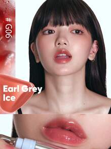 JUDYDOLL Brillo de labios de esencia acuosa, brillo de labios de diamante de flor naranja de esencia, brillo de espejo, brillo de labios, aceite de labios, barra de labios, bálsamo labial, cuidado exfoliante para los labios. Adecuado como regalo, para citas, fiestas de maquillaje, nuevos usuarios, marca de nicho, regalo sorpresa especial para amigos, novias, esposas. Artículos esenciales para bodas, invitados a bodas, despedida de soltera, maquillaje de dama noble, maquillaje natural para traslados, maquillaje dulce, maquillaje de color de sangre, maquillaje para citas - #G06 - Ver 6