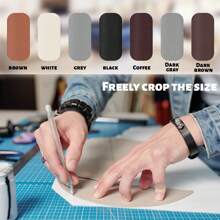 500cm Large-Sized Sofa Renovation And Lychee Patterned Leather 3M Adhesive Self-Adhesive Repair Patch, Suitable For Furniture/Walls/Sofas/Tents/Car Seats/Leather Jackets/Furniture Renovation And Repair/Damage Repair, 7 Main Colors And Multiple Size Specifications Available For Free Selection, Simple And Easy To Operate
