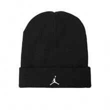 Nike 2025 中性款 U J PEAK BEANIE ESS 针织帽 FN4672-010 - 黑色 - 查看 1