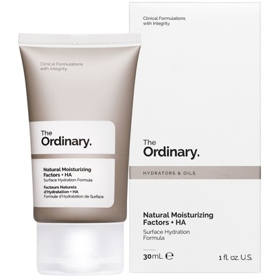 The Ordinary Factor Natural de Humectación + HA - Hidratante Ligero con Aceites Naturales 30ml, Refuerza la Barrera Cutánea y Regala Hidratación Intensa, Perfecto Regalo Navideño