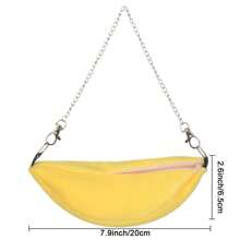 适合小动物的舒适香蕉吊床 - 适合仓鼠、豚鼠等的柔软吊床 - 为笼子或巢穴提供温暖和舒适 - 彩色 - 查看 8