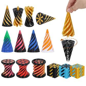 全新不可能金字塔穿越雕塑 3D 打印螺旋锥体坐立不安玩具减压装饰摆件生日礼物、坐立不安玩具、玩具、坐立不安、坐立不安玩具、玩具、坐立不安、螺旋坐立不安玩具、挑选坐立不安、青少年坐立不安