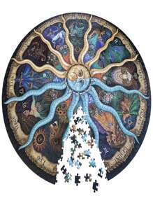 1000pcs Space Traveler & Zodiac Theme Jigsaw Puzzles - Multicolor - View 5