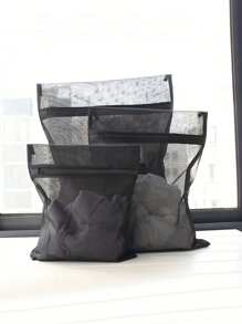 1PC Heavy Mesh Laundry Bag-Protects Clothing From Wrinkles And Stains From Washing Machines-Perfect For Large-Capacity Laundry-Ideal For Laundry And Home Use Toiletry Bag Travel Wash Bag Toiletry Travel Bag Makeup Storage Beach Beach Bag Vacation Holiday Essentials School Supplies Travel Essentials Ladies For College Dorm Bathroom Organizer Storage Bins Laundry Basket Washing Machine Bag For Dirty And Clean Clothes Bras