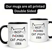 Cat Mom Gifts For Women - Coffee Mug Gift For Cat Lover MomDaughterSisterAuntWifeBest FriendsBFFCoworkersHer - Best Cat Mom Ever - 1 - View 4