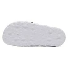 Adidas 阿迪达斯 Adilette 22 男女通用拖鞋，IF3668 - 白/黑 - 查看 6