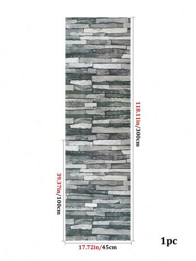 1roll Marble Print Self Adhesive Wand Paper, Vintage Thicken Imitation Cement Sticker Home Renovation Stickers Peel Panels, Wallpapers, ation Items Refresh Your Home, Festival Birthday Graduation view 11