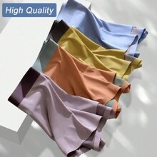 6PCS Ultra Soft Breathable Mens Boxer Briefs Shorts Seamless 3D Pouch Underwear Smooth Naked Feeling Cooling Stretch Fit Comfortable Underpants Trunks Quick Dry Moisture Wicking - Multicolor(6 Pack) - View 5