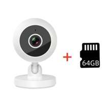 2K 全高清无线 WiFi 安全摄像头，智能家居室内/室外摄像头，红外夜视，双向音频，运动检测，360° 旋转，通过移动应用程序进行远程实时查看