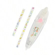 1pc Decorative Lace Adhesive Tape, Suitable For Students, Multifunctional For Journal, Photo Album Decor Back To School