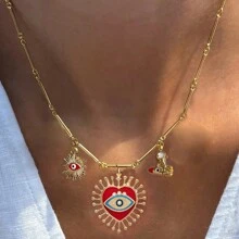 2025 Chunky Red Chip Stone Choker Asymmetric Pearl Natural Carnelian Agates Coral Quartzs Gem Necklace Reiki Bohemian Jewelry Gift For Women Men