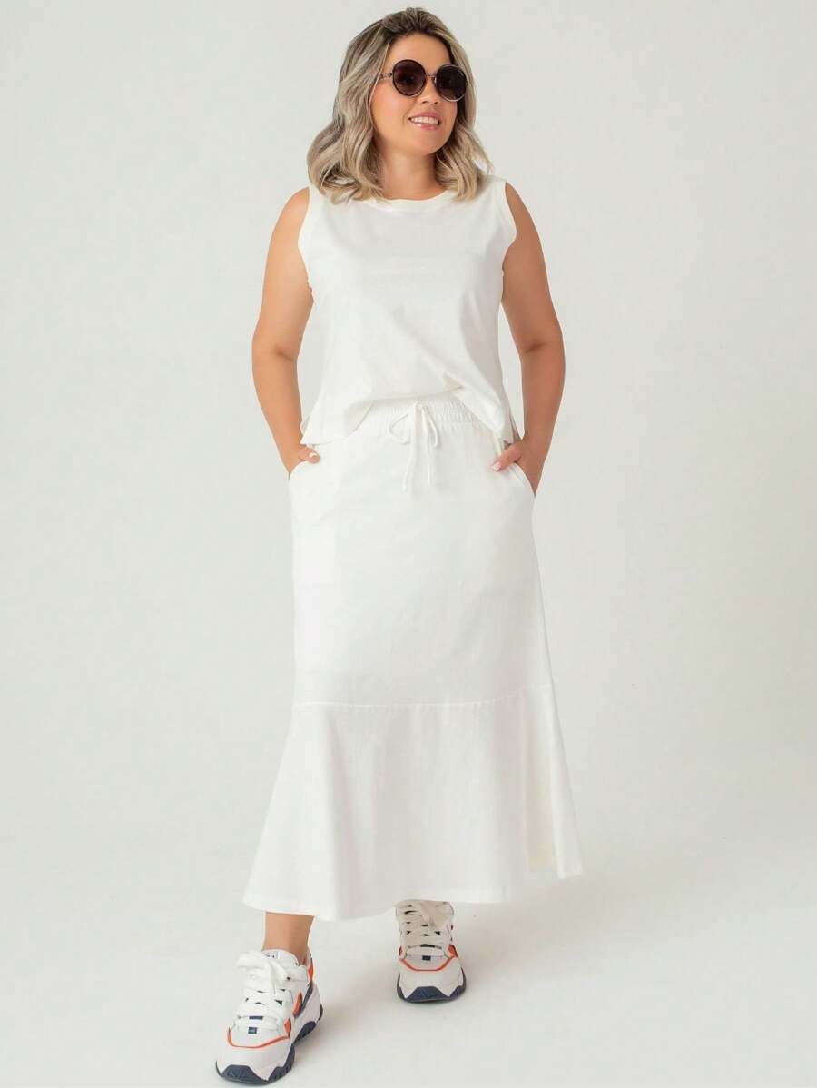 Maria do Luxo Women Two-Piece Outfits - White - View 1