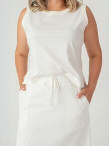 Maria do Luxo Women Two-Piece Outfits - White - View 7