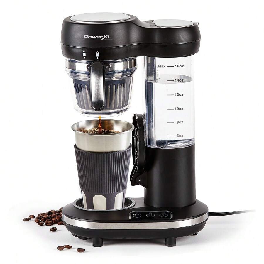 Maker, Automatic Single-Serve Coffee Machine With 16-Oz