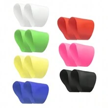 1 双男女款足球防滑硅胶护踝袜、运动护腿套