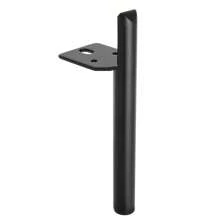 Futchoy Futchoy 4x Base de Muebles Negro 18cm Base de Gabinete Base de Gabinete Pies de Metal Pies de Muebles Base de Pedestal de Acero