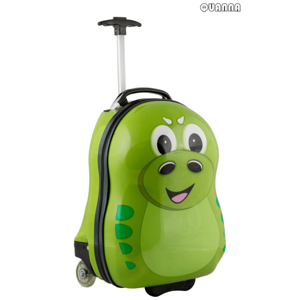 Maleta infantil abs Quanna de 16 pulgadas con ruedas impermeable y ligera para embarcar maleta