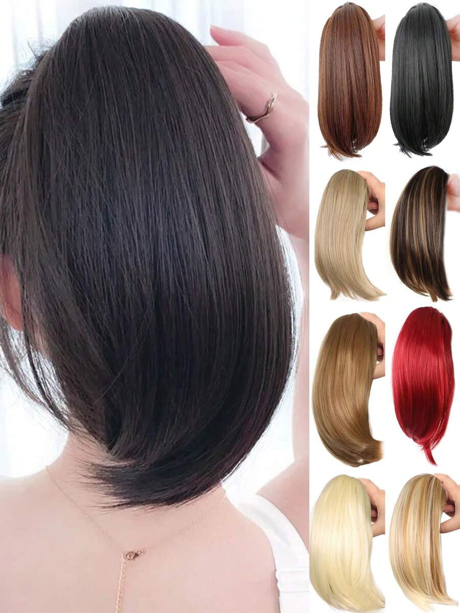 Synthetic High Temperature Resistant Micro Curly Hair Ponytail Wig Clip In Ponytail Coiffure Hair Accessory Women Ponytail Extensions Extensions Hair Suitable For Women Christmas Holiday Wigs