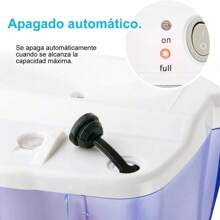 Mini Dehumidifier With Automatic Shut-Off 500ml, Deshumidificador Eléctrico Dh500a Blanco 100v/240v, Compacto y silencioso, portátil para entornos de alta humedad, oficina, cocina, hogar, sótano - Blanco - Ver 6