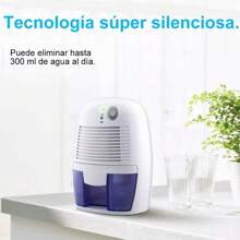 Mini Dehumidifier With Automatic Shut-Off 500ml, Deshumidificador Eléctrico Dh500a Blanco 100v/240v, Compacto y silencioso, portátil para entornos de alta humedad, oficina, cocina, hogar, sótano - Blanco - Ver 3