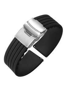 18 20 22 24mm 硅胶运动表带兼容三星 Galaxy Watch3 45mm 46mm Active2 GearS3，适合 Galaxy S2 S3 Classic/Watch 3 45MM 41MM、Galaxy GT 2 42 46mm、Bip/Active 2 40mm 44mm、Watch 5/4/3/Gear S3/Watch 4/3/GT2-3 Pro Sport、Amazfit GTR 4/GTS 20mm 22mm，兼容华为三星 Galaxy Watch 6/5/4 40mm 44mm/Watch 6 Classic 43mm 47mm/Watch 5 Pro 45mm/Watch 4 Classic 42mm 46mm、20mm 22mm - 黑色 - 查看 2
