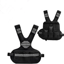 Women Adjustable Workout Weighted Vest  With Reflective Strip And Large Pocket For Training Running Jogging