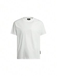 MT99 美国纯色轻质针织健身短袖白色百搭百搭T恤男士 - 白色 - 查看 5