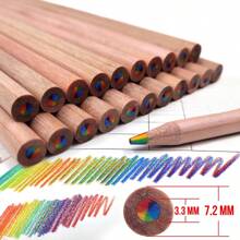 1/3/6/12 piezas Lápices personalizables con nombre, lápices personalizados cortos de 8,8 cm, mina de 3,3 mm de grosor, ideales para estudiantes y artistas, para bocetos y pintura, lápiz profesional para obras de arte, texto personalizable, excelentes regalos para amigos, estudiantes, mejores amigos, hijos, regalos de Navidad, regalos de apertura de negocios, regalos de temporada de negocios de regreso a la escuela - Multicolor - Ver 3