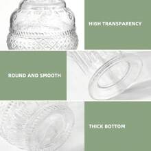 Superlele 12/24/30/48pcs Bud Vases, Small Vase For Flowers, Clear Glass Vase For Home Decor, Wedding Decorations, Clear Flower Vases For Centerpieces, Vintage Vase For House Decor