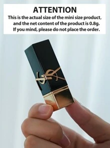 Yves Saint Laurent [ميني] روج بور كوتور ذا بولد رقم 12 نو إنكونغرو 0.8جرام طويل الأمد ، مرطب ، لا يتلاشى. صبغة عالية مع نهاية لامعة. مُنقَّع ب- 40٪ من المكونات المعتنية ، مثل: مستخلص بتلات الخشخاش الأحمر ذو التأثير المنعم وزيت بذور العنب للشعور بالراحة.