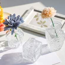 Superlele 12/24/30/48pcs Bud Vases, Small Vase For Flowers, Clear Glass Vase For Home Decor, Wedding Decorations, Clear Flower Vases For Centerpieces, Vintage Vase For House Decor