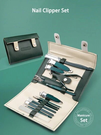 便携式指甲钳套装、旅行指甲修整套装、迷你指甲护理套装、指甲钳套装、便携式美甲套装、旅行指甲工具套装、旅行指甲护理套装