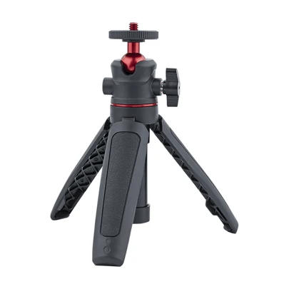 Micro SLR Camera Extend Gopro Vlog Tripod Mini 360 Rotating Portable Tripod For Gopro Hero 12 Mobile Phone DJI Action Insta360X3 Black