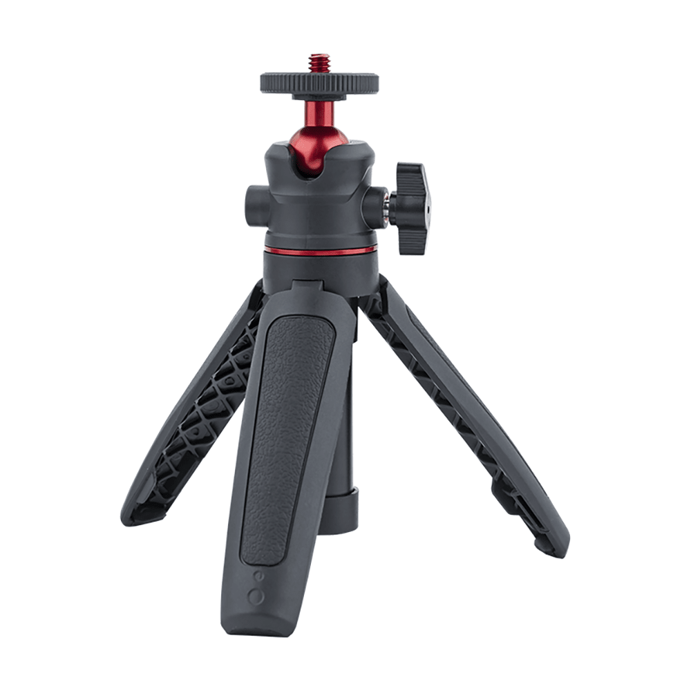 Mikro SLR Kamera Verlängerung Gopro Vlog Stativ Mini 360 Grad drehbar tragbares Stativ für Gopro Hero 12, Handy, DJI Action, Insta360X3 schwarz