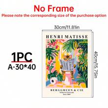 1PC Mèo Tabby Trên Bồn Cầu, Tranh Treo Tường Phòng Tắm Vui Nhộn, Tranh In Matisse, Đồ Trang Trí Dopamine Hồng, Áp Phích Nghệ Thuật Hiện Đại Giữa Thế Kỷ - Đồ Trang Trí Nhà Cửa - Nhiều màu - Xem 15