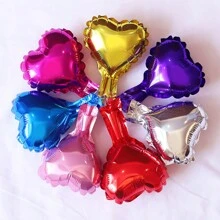 50 Pcs 5-Inch Red Heart Shaped Balloons, Valentine's Day, Wedding, Party, Birthday, Engagement, Photography Prop - 5 Inch Love Heart - View 1