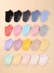 10 Random Color Baby Socks With Grip Baby Socks Set. Baby Socks With Grip Baby Socks Set