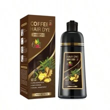4 In 1 Herbal Hair Color Shampoo - Gentle And Non-Irritating For Men And Women - Instantly Covers Gray Hair, Dyes To Fashionable Hair Color, Plant Extracts, Nourishes Hair, Long-Lasting Color