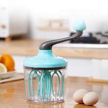 New Semi-Automatic Egg Beater, Manual Cream Beater, Egg Mixer, Hand Cranked Egg White Baking Tool