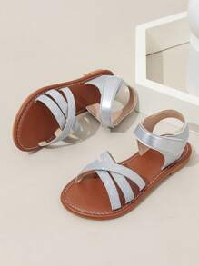 Modne, eleganckie i w paski sandały na plażę/do użytku na zewnątrz, z miękką podeszwą i antypoślizgowe dla starszych dziewcząt