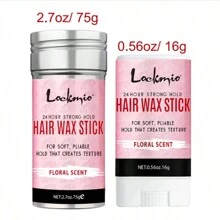 lockmio 造型工具套装 - 边缘控制凝胶持久发蜡棒（适合自然发质）、防毛躁发霜、强力定型融化喷雾、蕾丝前片防水假发胶、假发替换粘合剂去除剂、断发神器发油（含婴儿毛发驯服边缘双面刷）、蕾丝融化松紧带、4/6/7/8 件假发安装套件（适用于蕾丝假发/假发/闭合）