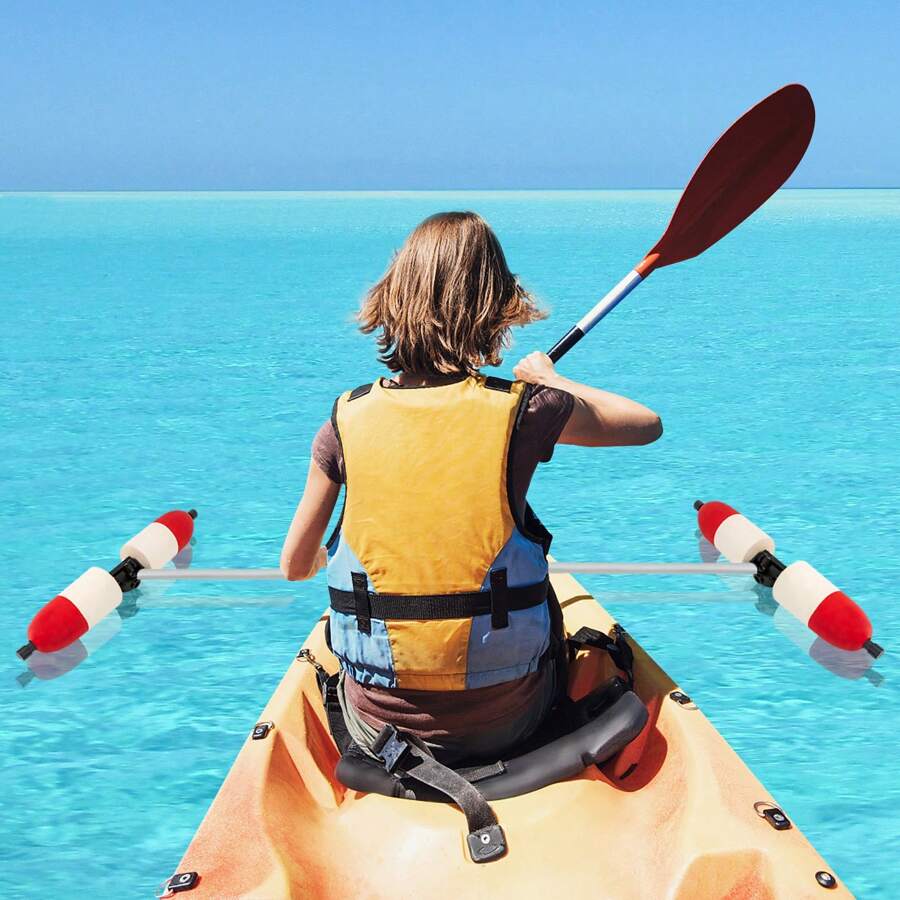 HYYKJ-US PVC Outrigger Arms For Boat Marine Canoe Kayak Stabilizer System Stabilizers Kit - 1 - View 1