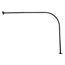 Eatssode Barra de cortina de ducha, ajustable de 72-95 x 90-130 cm, barra de cortina de ducha angular, barra de ducha para decoración de baño, accesorios de baño, decoración de regreso a clases, decoración de otoño