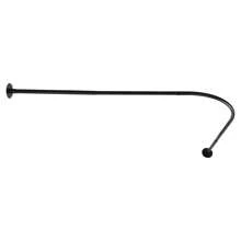 Eatssode Barra de cortina de ducha, ajustable de 72-95 x 90-130 cm, barra de cortina de ducha angular, barra de ducha para decoración de baño, accesorios de baño, decoración de regreso a clases, decoración de otoño